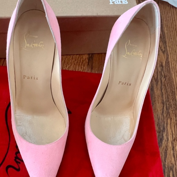 Christian Louboutin Decoltish 100 suede dolly - Picture 5 of 6